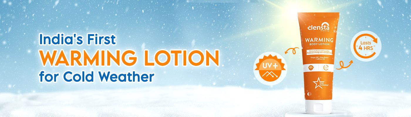 Clensta Warming body lotion - clensta.com
