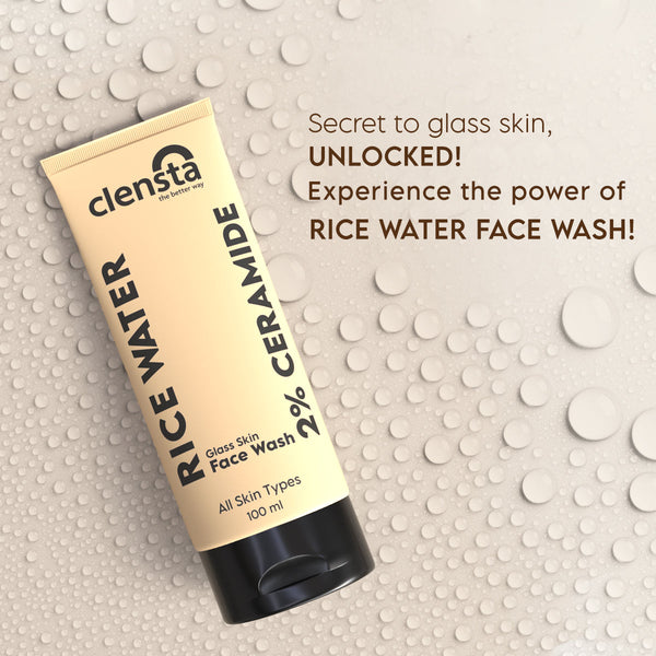 Rice Water Face Wash with 2% Ceramide
