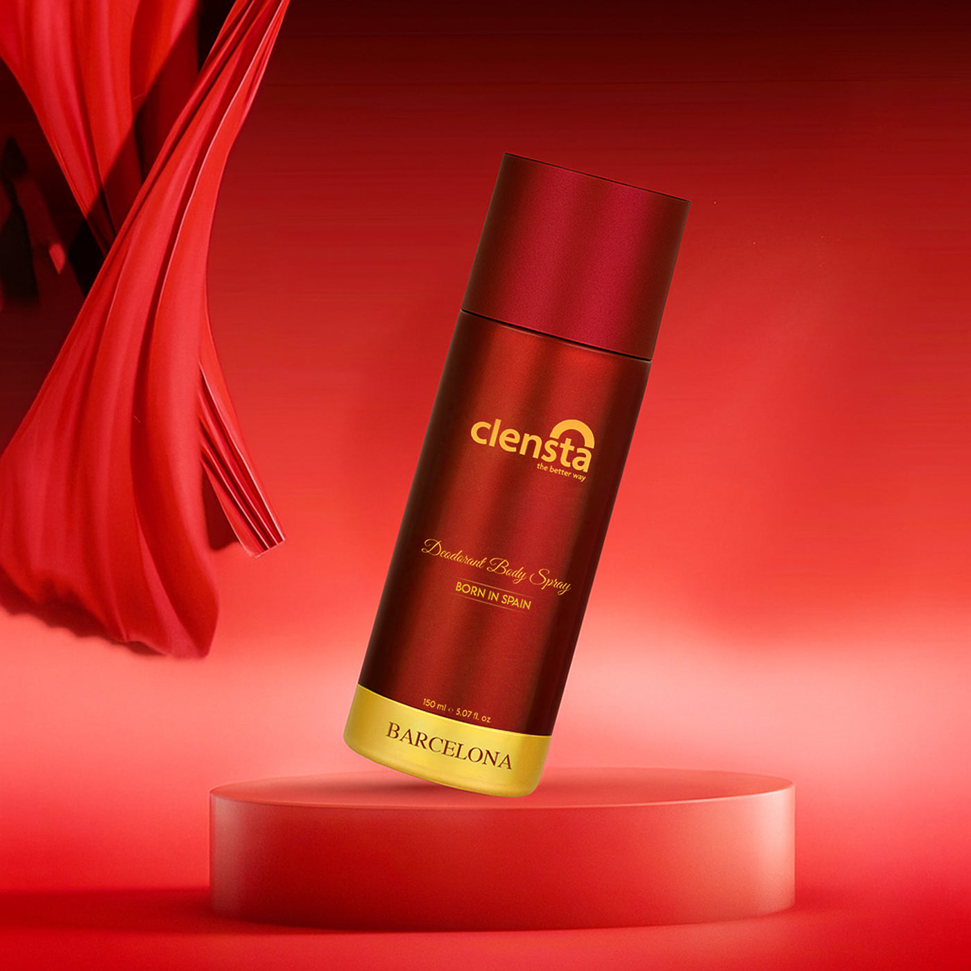 Clensta Barcelona long-lasting citrus spicy deodorant for men