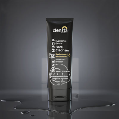 Clensta Snail 96 Mucin Hydrating Gentle Face Cleanser front image.
