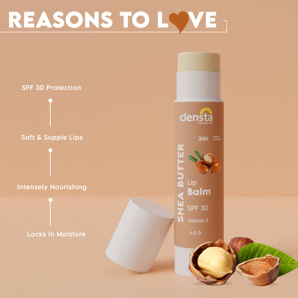 Shea Butter Lip Balm With Shea Butter and Vitamin E
