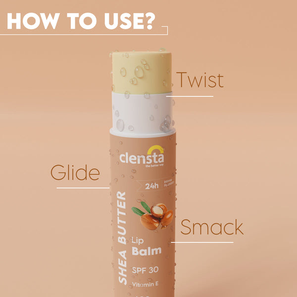 Shea Butter Lip Balm With Shea Butter and Vitamin E