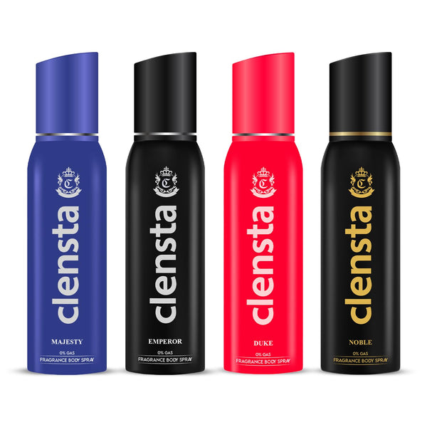 Clensta 0% Gas Deodorant (Pack of 4)