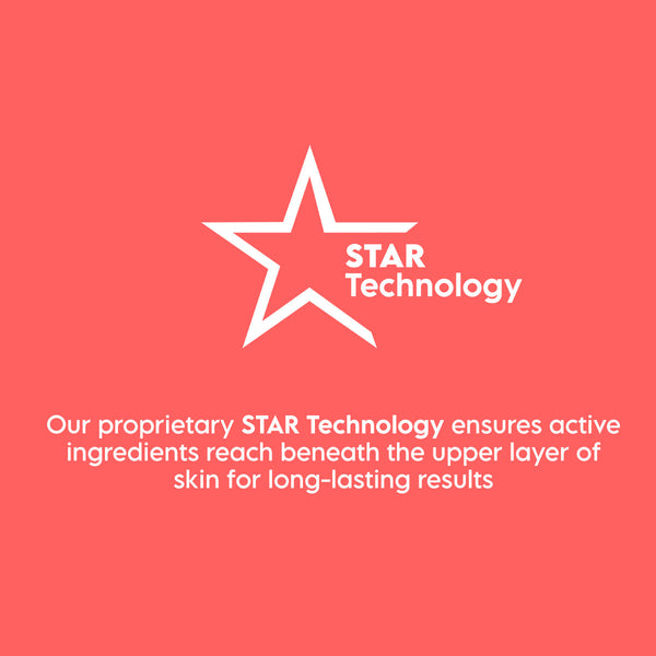 Clensta Red Aloe Vera star technology image.