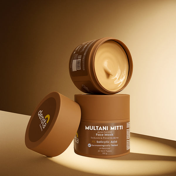 Multani Mitti Acne Control Face Mask With 1% Salicylic Acid