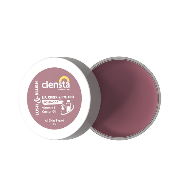 Lush & Blush Lip, Cheek & Eye Tint Rosewood 04 With Vitamin E & Castor Oil
