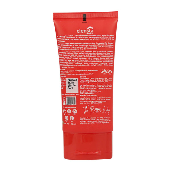 Red Aloe Vera Hydrating Face Moisturizer With 1% Rosehip Extract & 1% Hyaluronic Acid