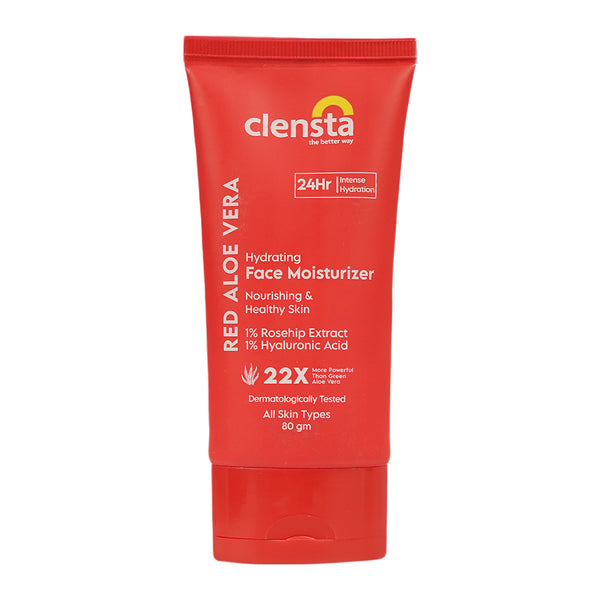 Red Aloe Vera Hydrating Face Moisturizer With 1% Rosehip Extract & 1% Hyaluronic Acid