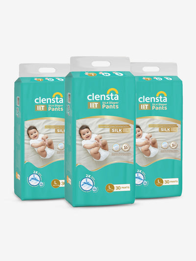 IIT SILK Diaper Pants for 9 to 14 kg Babies | Large | Pack of 3