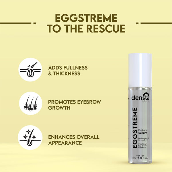 Eggstreme Eyebrow Serum With 3% WKPep Pro-Brow (Pack of 2)