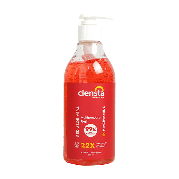 Red Aloe Vera Multipurpose Gel With 1% Niacinamide
