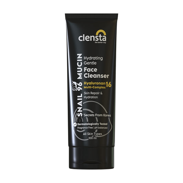 Clensta Snail 96 Mucin Hydrating Gentle Face Cleanser 9th image with white background.