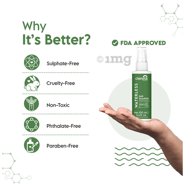 Clensta Waterless Shampoo 5th image of commitments.