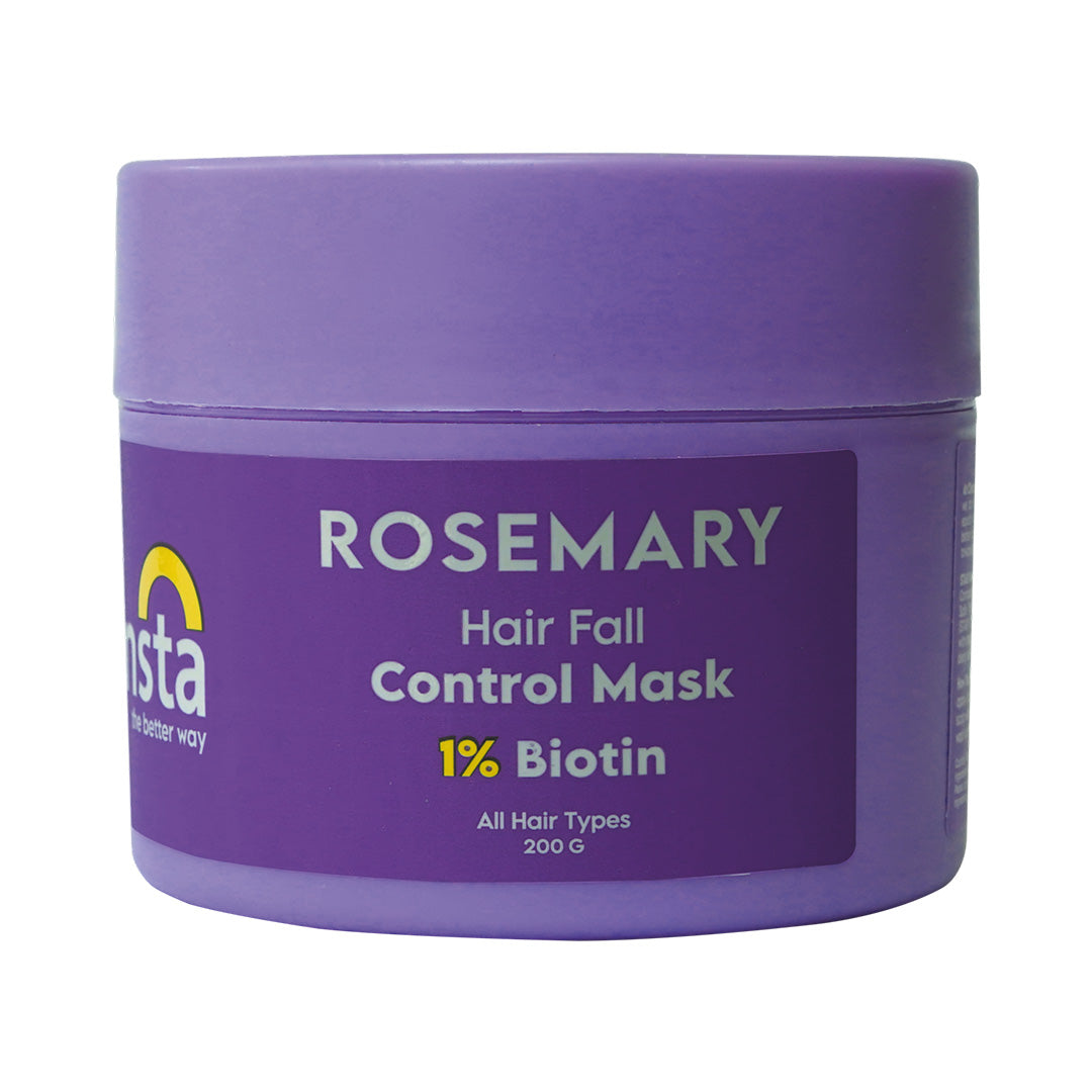 Rosemary Hair Fall Control Mask With 1% Biotin for Healthier Hair