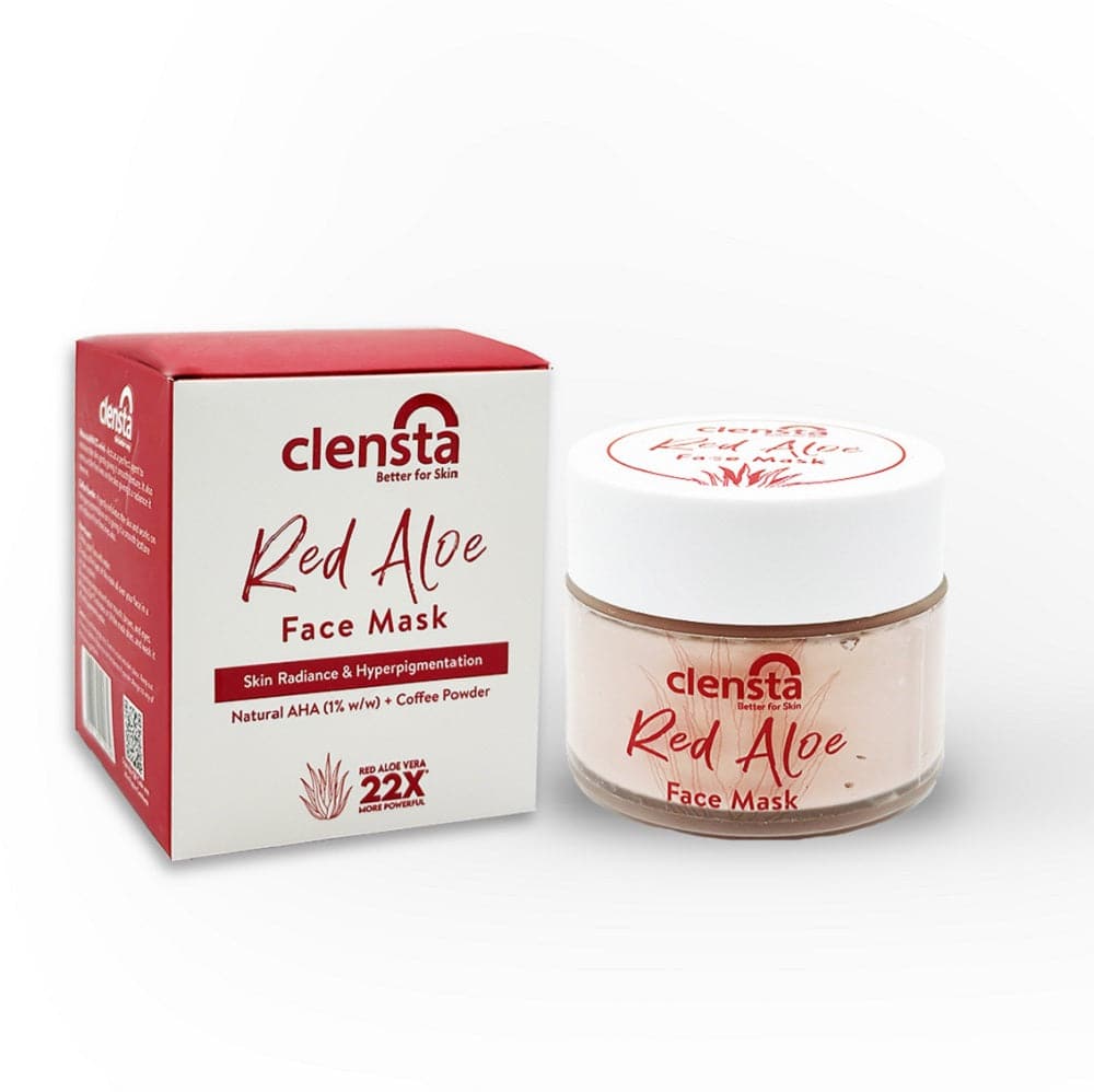 Clensta Red Aloe-vera Face Mask