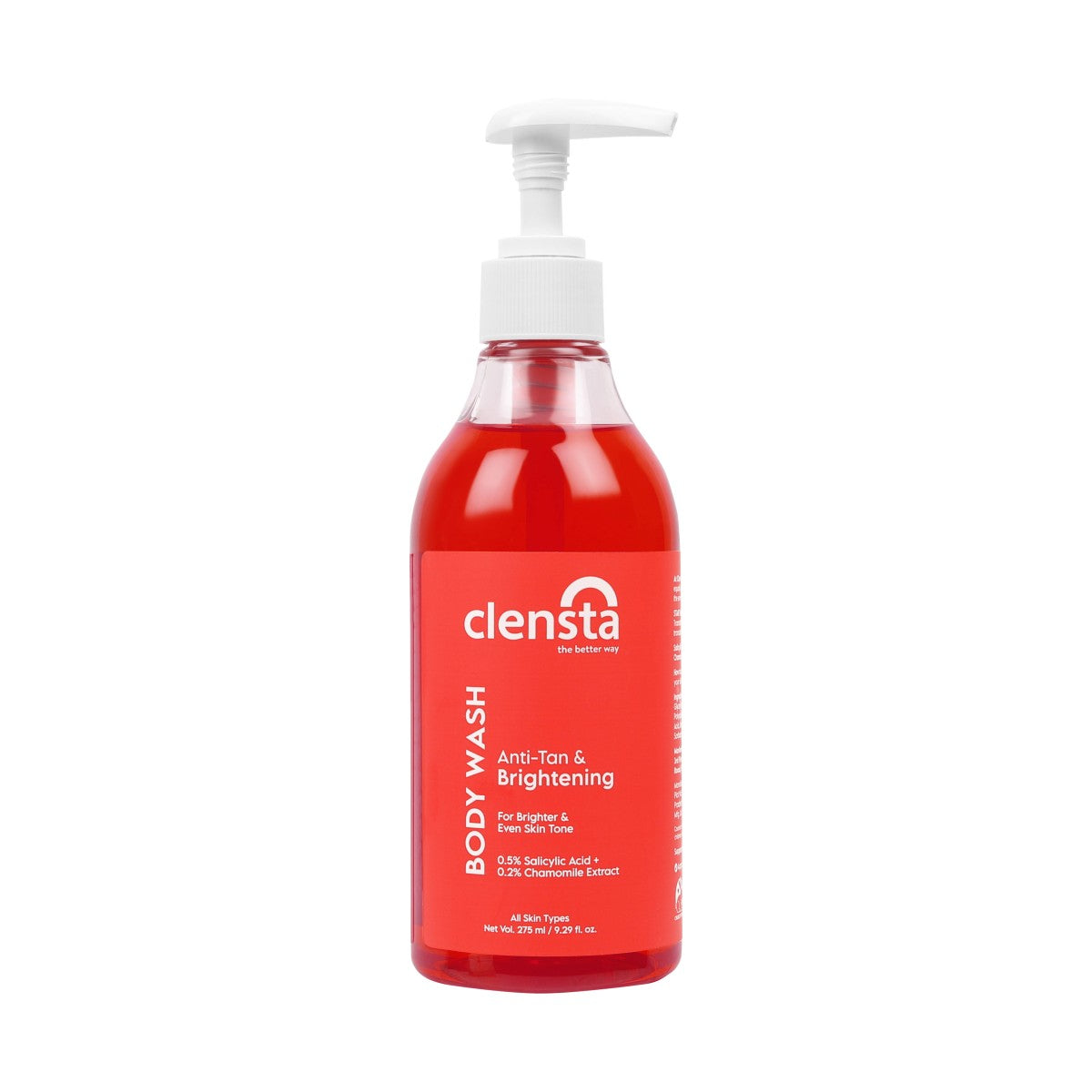 Anti-Tan & Brightening Body Wash With 0.5% Salicylic Acid & 0.2% Chamomile Extract For Smoothens Rough & Bumpy Skin