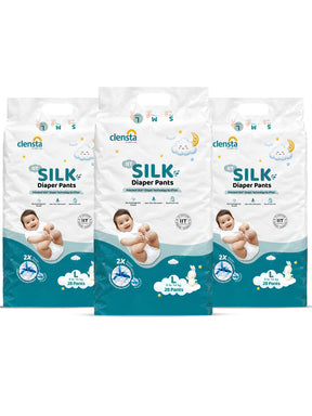IIT SILK Diaper Pants for 9 to 14 kg Babies | Large | Pack of 3 (84 Pants)