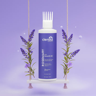 Clensta Rosemary Hair Growth Oil With 1% Argan Kernel Oil & 1% Vitamin E, front image