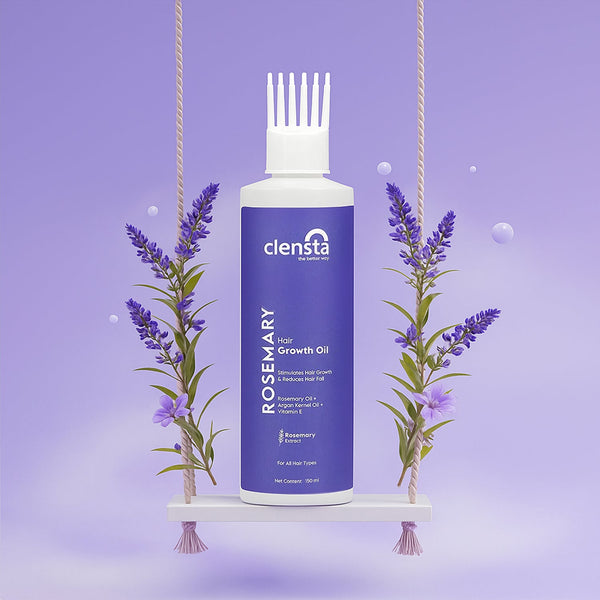 Clensta Rosemary Hair Fall Control Shampoo with Rosemary & Biotin for Reducing Hair Loss  (650 ml)