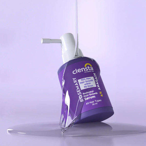 Clensta Rosemary Hair Fall Control Shampoo with Rosemary & Biotin for Reducing Hair Loss  (650 ml)