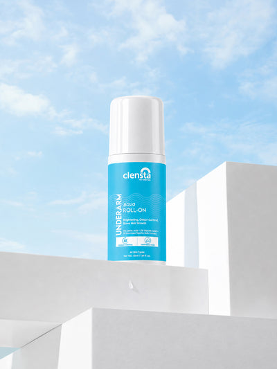 Underarm Roll-On Aqua for Brightening, Odour Control, Slows Hair Growth