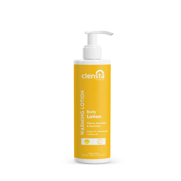 Warming Body Lotion With Ginger Oil, Shea Butter