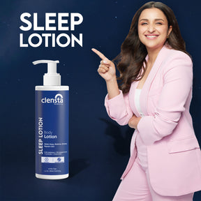Clensta Sleep Body Lotion with Melatonin & Magnesium | For Deep, Restful Sleep