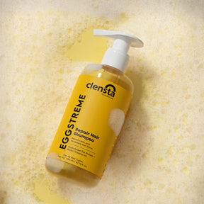 Clensta Eggstreme Repair Hair Shampoo front image.