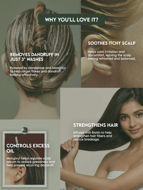 Clensta Anti-Dandruff Shampoo + Conditioner | Flake & Itch Control Hair Care