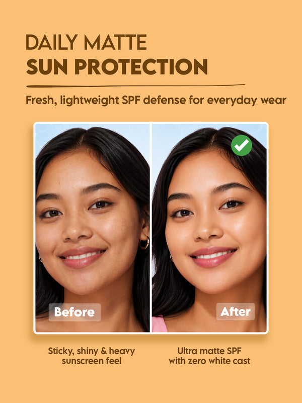 Red Aloe Vera Ultra Matte Sunscreen with 1% Hyaluronic Acid and SPF 50 PA++++ UVA/UVB
