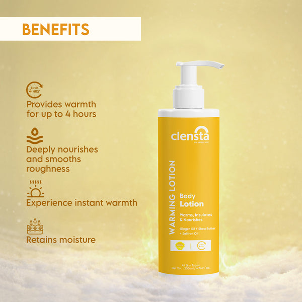 Warming Body Lotion With Ginger Oil, Shea Butter