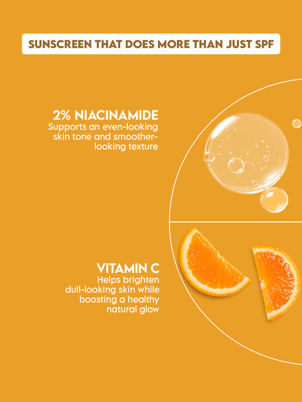 Vitamin C Daily Glow Sunscreen Gel SPF 50 PA++++ UVA/UVB With 2% Niacinamide
