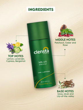 Clensta Deodorant (Milan, Rome, Barcelona, Madrid) (Pack of 4)