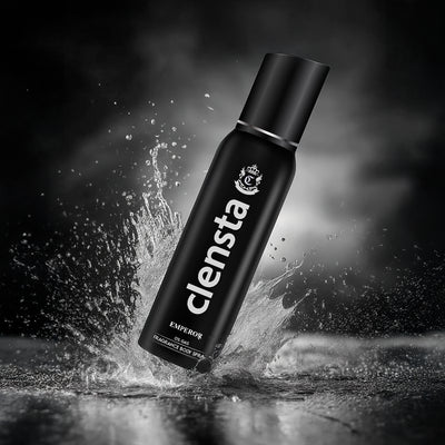 Clensta Emperor 0% Gas Deodorant front image.