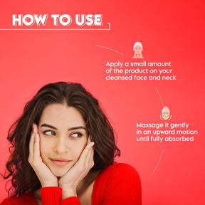 Clensta Red Aloe Vera Hydrating Face Moisturizer With 1% Rosehip Extract & 1% Hyaluronic Acid 5th image of how to use.