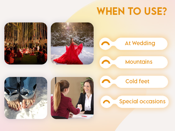 Clensta Warming Body Lotion With Ginger Oil, Shea Butter, and Peptides, A+ 5th mobile banner of when to use.