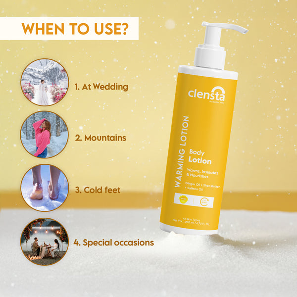 Warming Body Lotion With Ginger Oil, Shea Butter (Pack of 2)