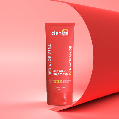 Red Aloe Vera Skin Glow Face Wash With 1% Niacinamide front image