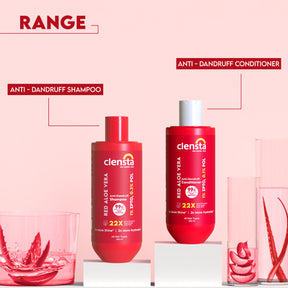 Clensta Red Aloe Vera Anti-Dandruff Conditioner With 1% ZPTO & 0.1% POL 6th image of range.