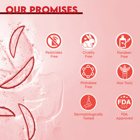 Clensta Red Aloe Vera Multipurpose Gel With 1% Niacinamide, Rose Water & Vitamin E, 6th image of commitments