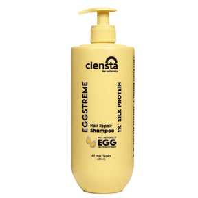 Clensta Eggstreme Hair Repair Shampoo 7th image with white background.