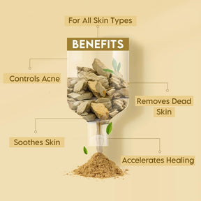 Clensta Multani Mitti Face Wash & Mask With 1% Salicylic Acid 4th image of benefits.