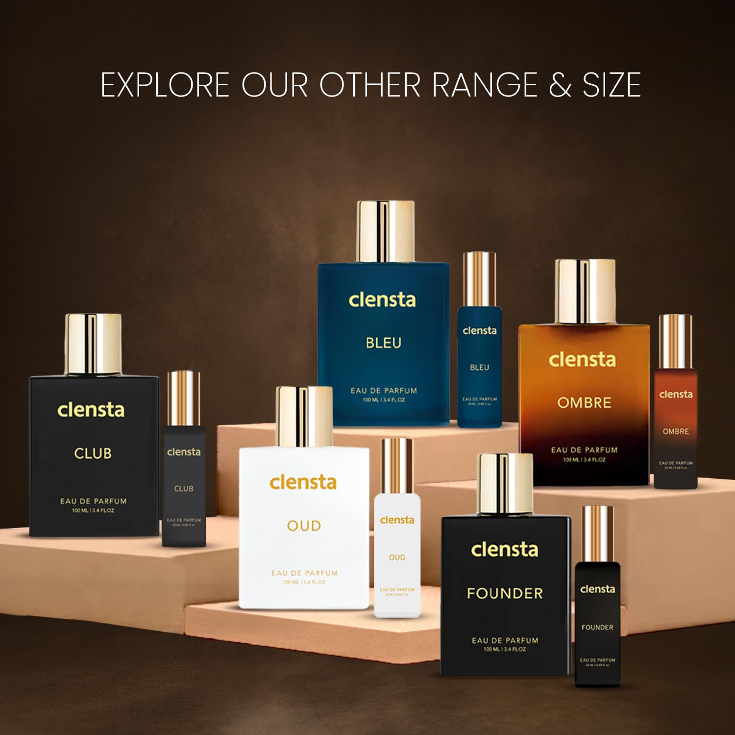 Clensta Founder Perfume | Inspired by fruity amber accords of Azzaro Wanted Parfum | For Men | 100ml