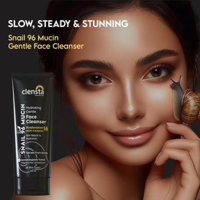Clensta Snail 96 Mucin Hydrating Gentle Face Cleanser 2nd image.