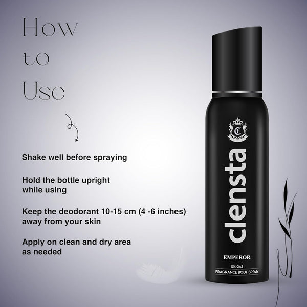 Clensta Emperor 0% Gas Deodorant 4th image of how to use.