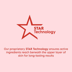Clensta Red Aloe Vera star technology image.