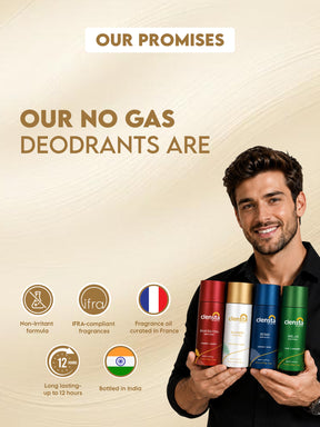 Clensta Deodorant (Milan, Rome, Barcelona, Madrid) (Pack of 4)
