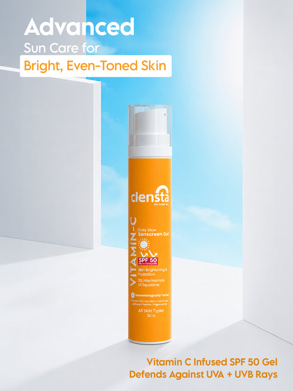 Vitamin C Daily Glow Sunscreen Gel SPF 50 PA++++ UVA/UVB With 2% Niacinamide