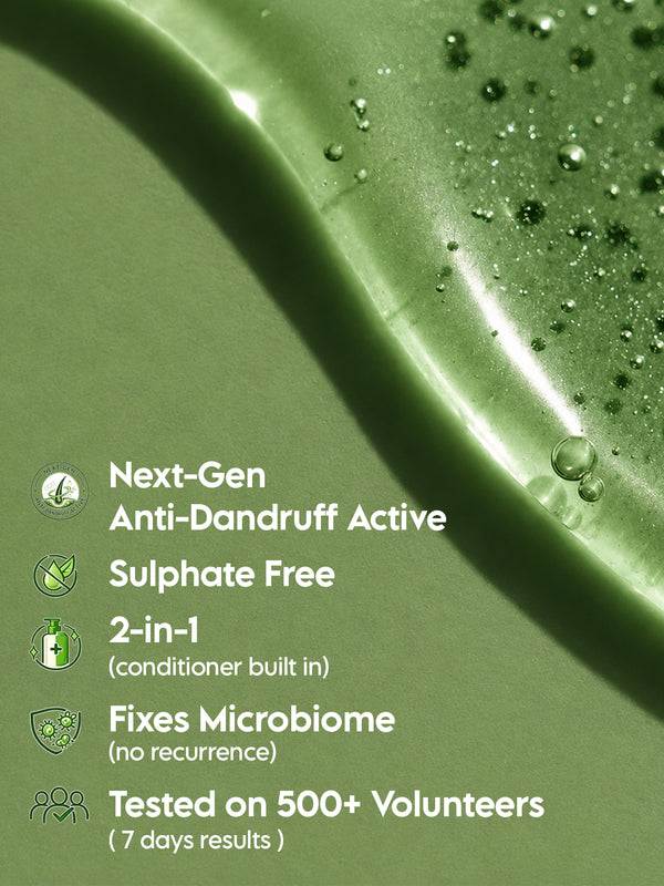 Clensta Anti-Dandruff Power Combo | Shampoo + Conditioner & Hair Serum