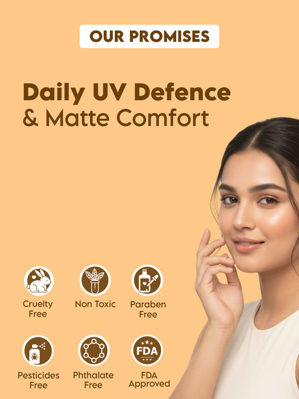 Red Aloe Vera Ultra Matte Sunscreen with 1% Hyaluronic Acid and SPF 50 PA++++ UVA/UVB